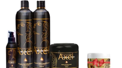 مجموعة الارجان Axel : العناية الفائقة لشعر لامع وصحي بسعر مذهل