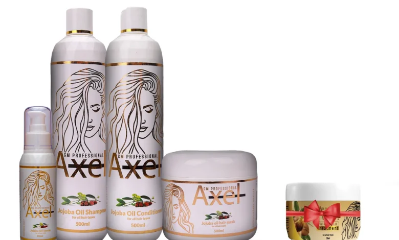 مجموعة axel للشعر : 5 قطع من الجوجوبا عرض لا يُفوت